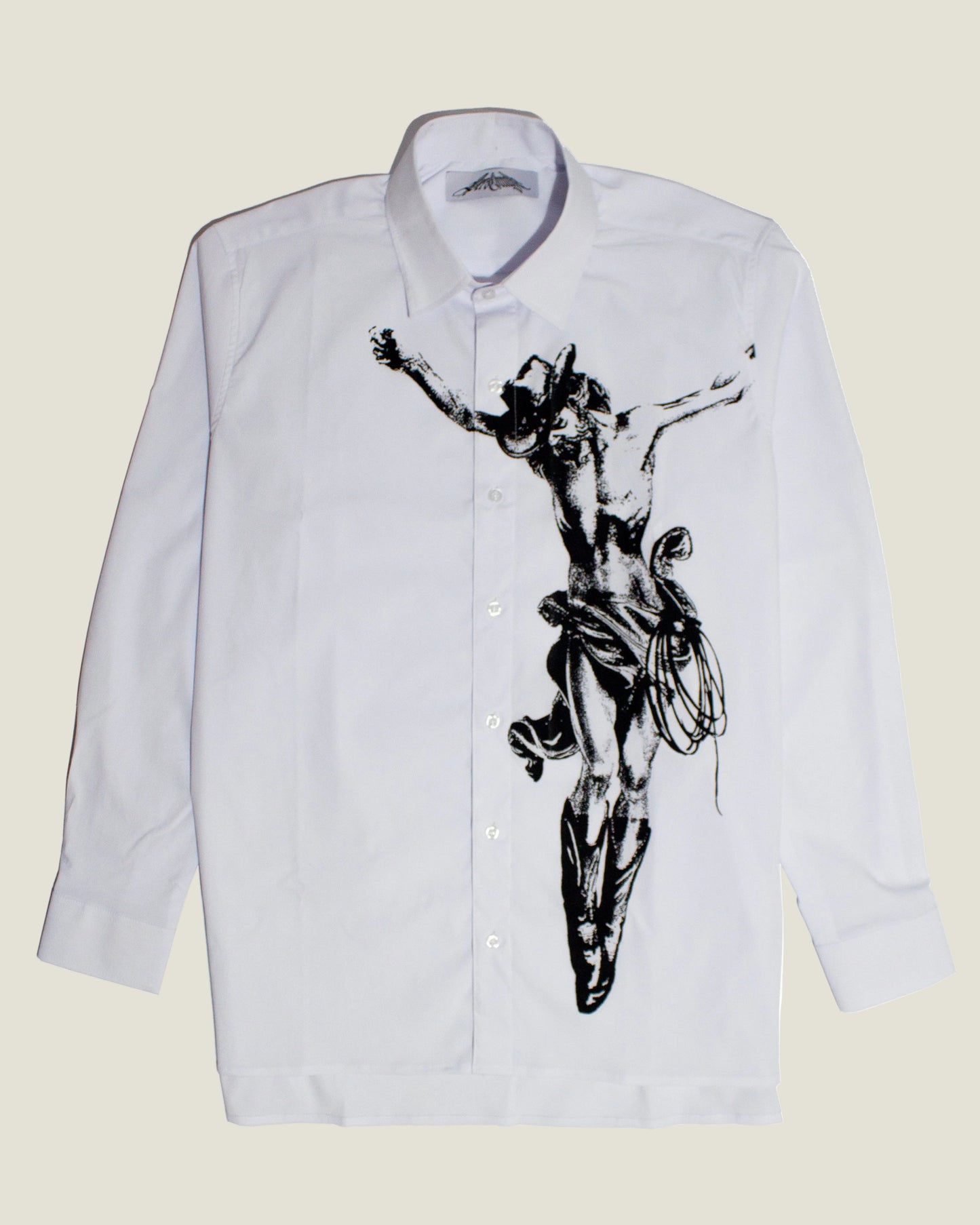 Jesus Christ Was a Cowboy Button Shirt