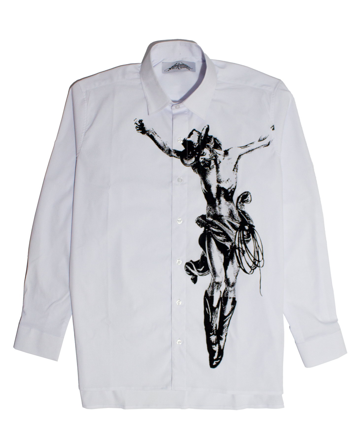Jesus Christ Was a Cowboy Button Shirt